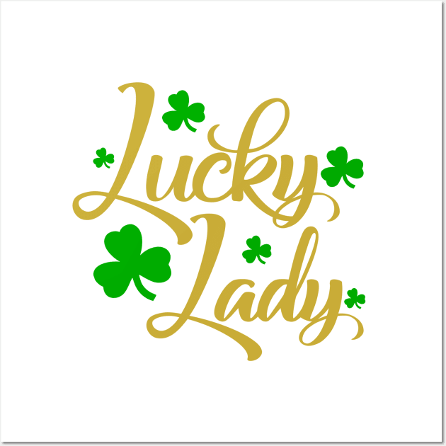 Shamrock Series: Lucky Lady Wall Art by Jarecrow 